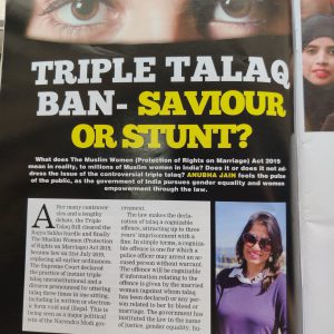 Article on Triple Talaq