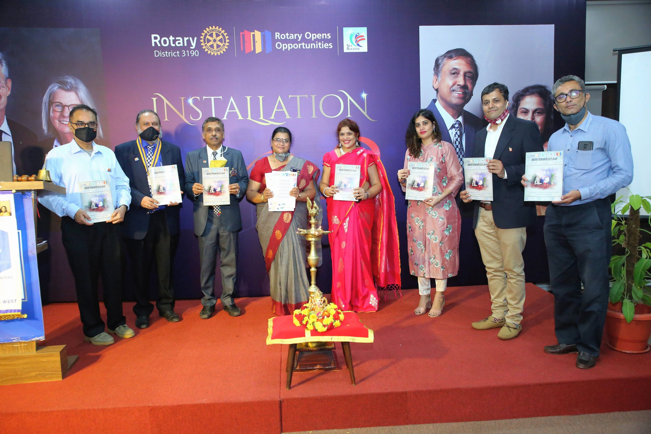 Rotary Bangalore Southwest Installation Ceremony » Journalist Anubha